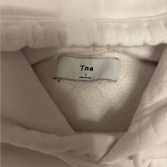 Aritzia TNA Hoodie - Size 1 White - Picture 2 of 3